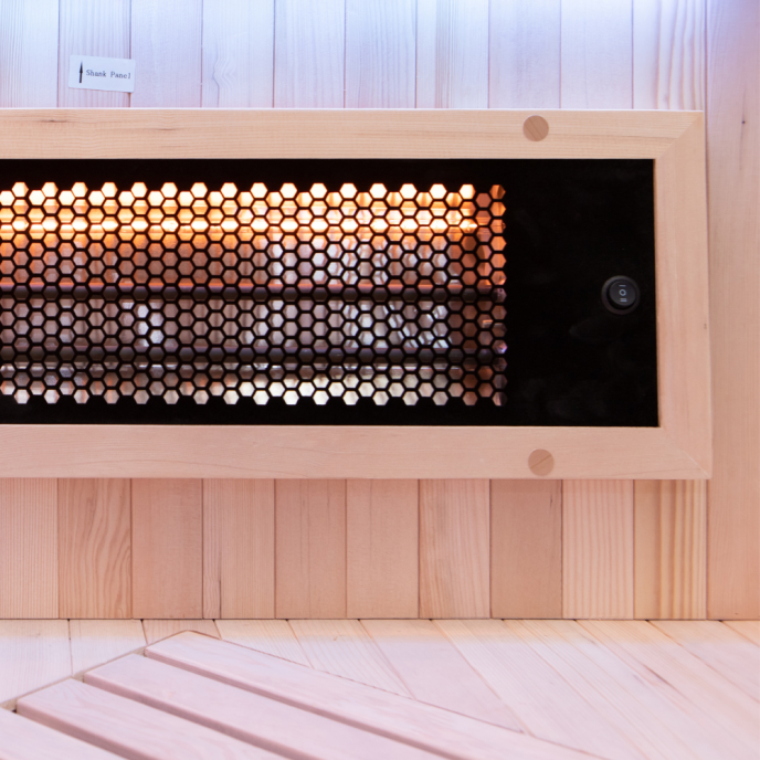 Sauna infrarouge Sense angulaire 2 à 3 places