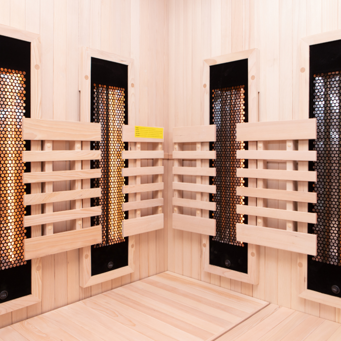 Sauna infrarouge Sense angulaire 2 à 3 places