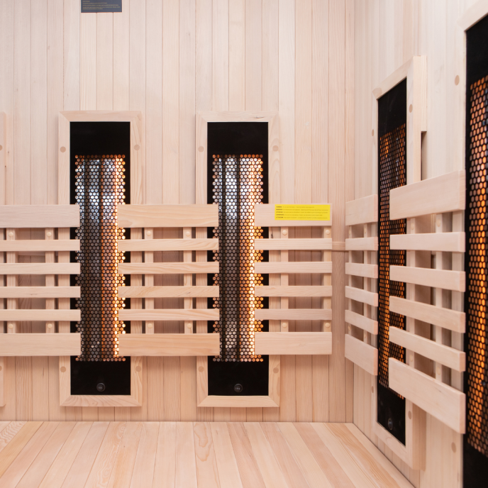 Sauna infrarouge Sense angulaire 2 à 3 places