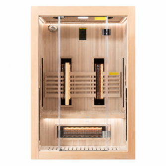 Sauna Infrarouge Sense 2 - Quartz & Magnésium - 2 personnes