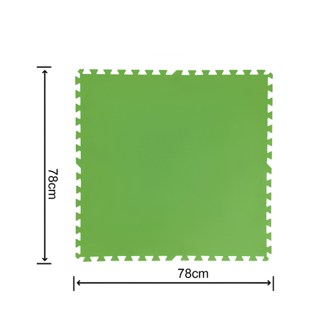 Lot de 8 Tapis de sol 78 x 78 cm pour spa gonflable