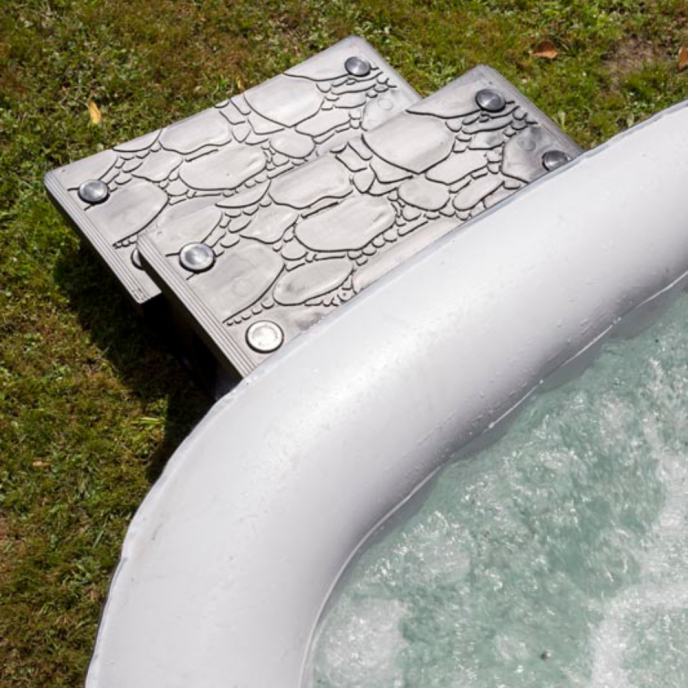 Marche pied pour spa et piscine hors-sol