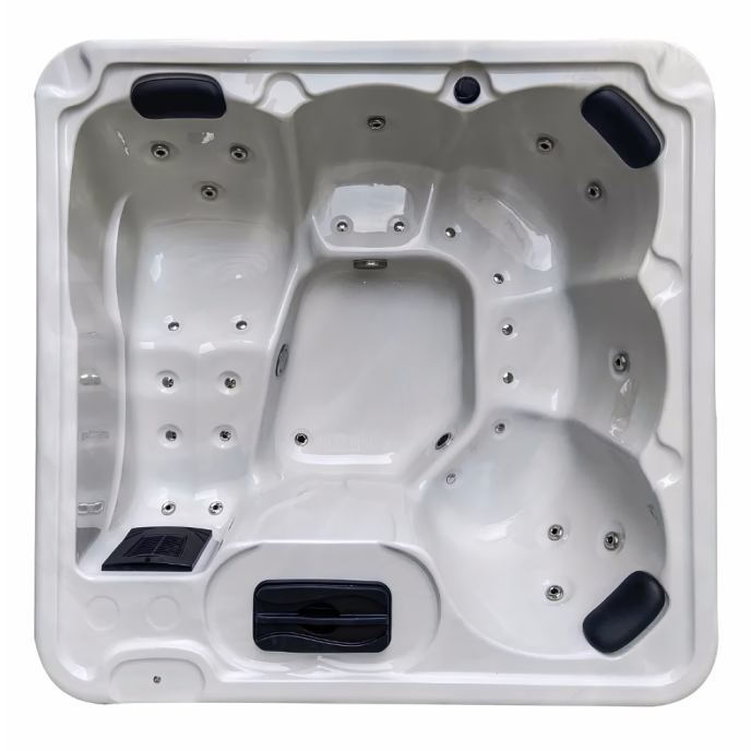 Spa rigide Bestway acrylique carré (3 à 5 places) - Wifi