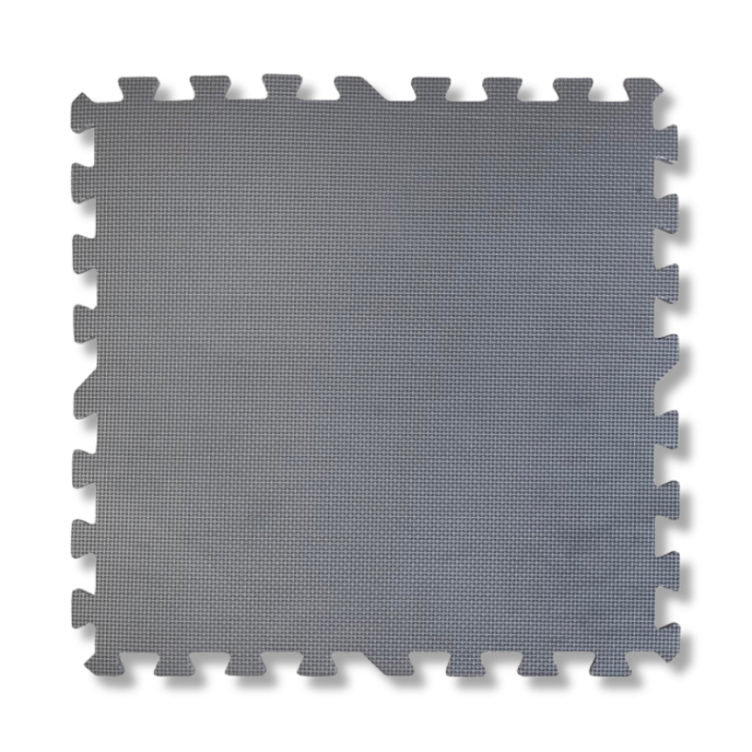 Tapis puzzle 1,5 x 1,5 m (9 pièces) - Gris
