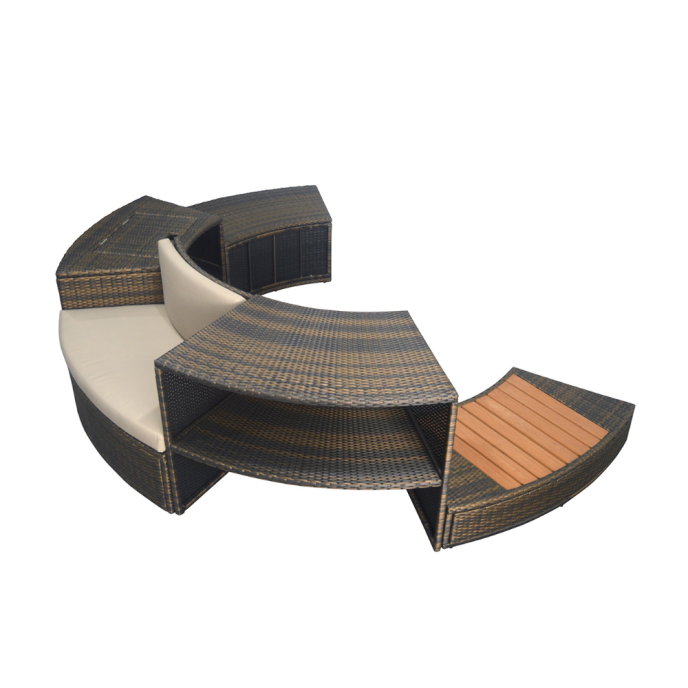 Mobilier pour spa Vita 4 places (5 modules)