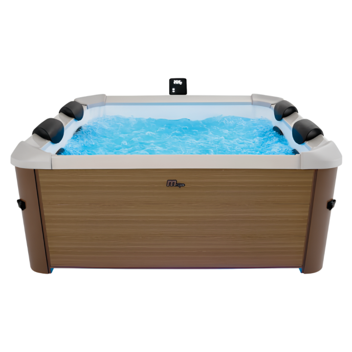 Spa rigide MSpa Amber Aero Plus carré (4 à 6 places) - Connecté