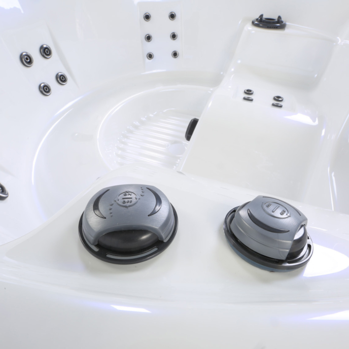Spa rigide Netspa Halfmoon rond (2 à 4 places)