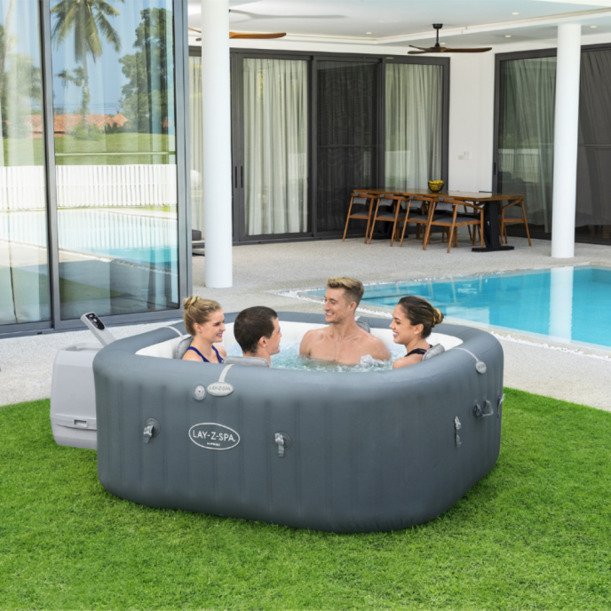 Spa gonflable Lay-Z-Spa Hawaii carré (4 à 6 places)
