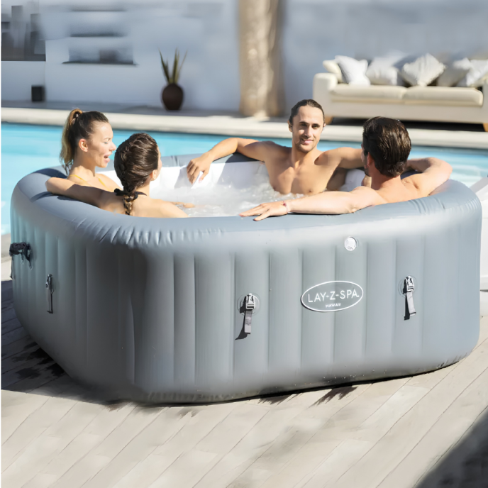 Spa gonflable Lay-Z-Spa Hawaii carré (4 à 6 places)