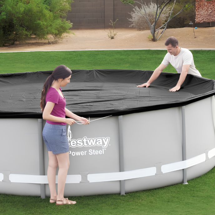 Bâche piscine Bestway ronde Ø 427 cm
