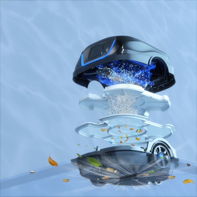 Robot piscine sans fil Wybot A1 pour piscine hors sol