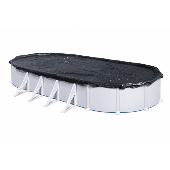 Bâche d'hivernage piscine Gré 634 x 399 cm ovale