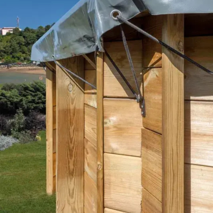 Bâche hiver piscine Sunbay Evora 620 x 420 cm - Version 2020