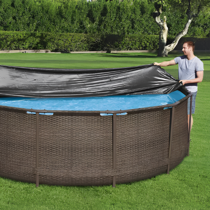 Bâche piscine Bestway ronde Ø 360 / 366 cm
