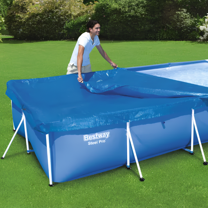 Bâche piscine Bestway rectangulaire 400 x 211 cm