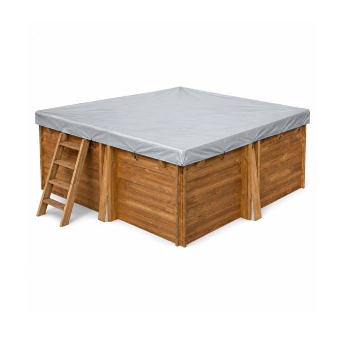 Bâche hiver piscine Sunbay Carra 300 x 300 cm