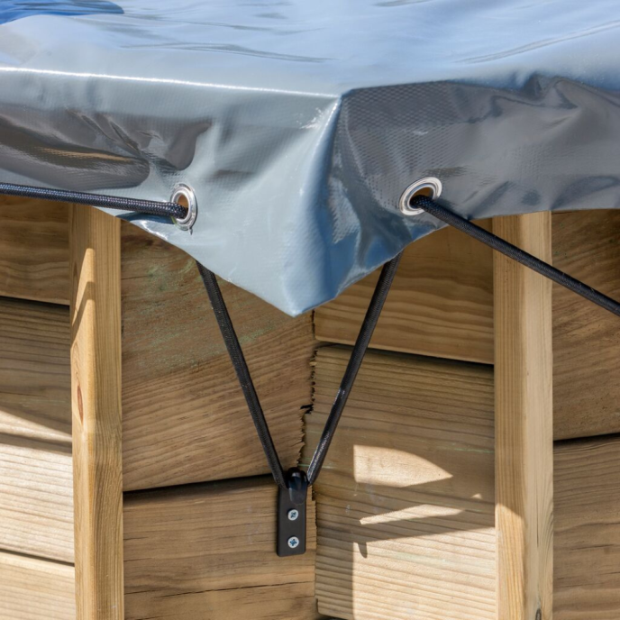 Bâche hiver piscine Sunbay Violette Ø511 cm & Violette 2 Ø500 cm