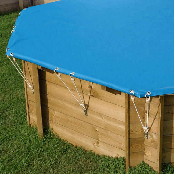 Bâche d'hivernage piscine Ubbink 500 x 800 cm