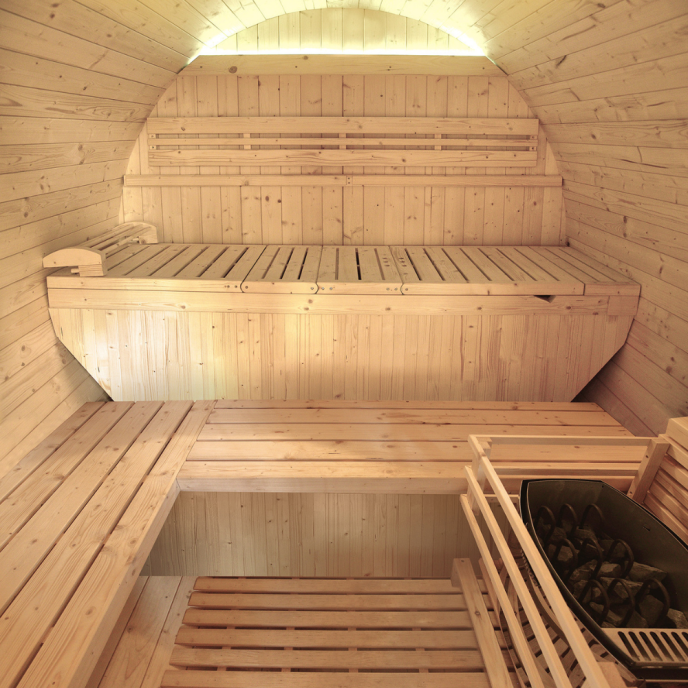 Sauna Traditionnel d'extérieur Gaïa Luna France Sauna (6 places)