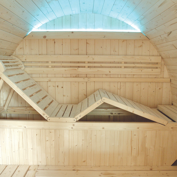 Sauna Traditionnel d'extérieur Gaïa Luna France Sauna (6 places)