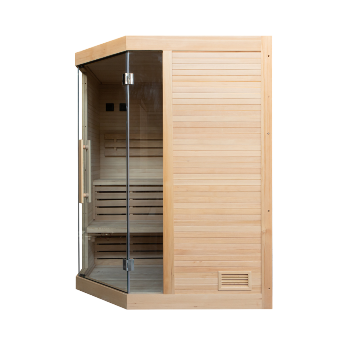 Sauna Traditionnel Sense Angulaire 3 places Pack complet