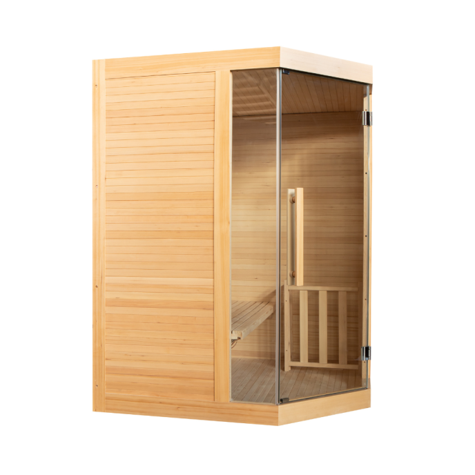 Sauna Traditionnel Sense Angulaire 3 places Pack complet