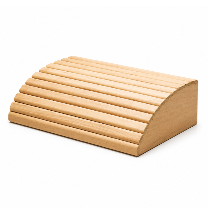 Appui-tête en bois pour sauna