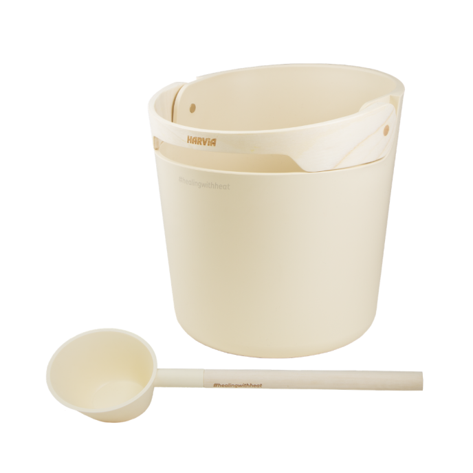 Kit complet Harvia Helmi Ivoire pour sauna