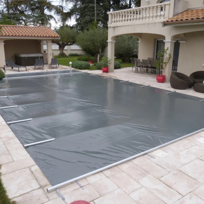 Bâche à barres de sécurité piscine Access 580g/m²