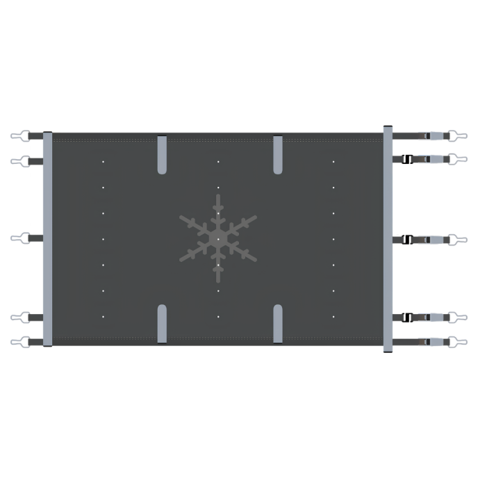 Bâche à barres de sécurité piscine Summum 580g/m²