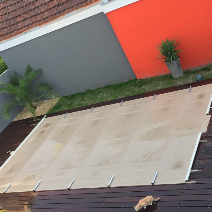 Bâche à barres de sécurité piscine Excel+ 580g/m²