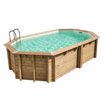 Piscine bois Ubbink Océa 400 x 610 x H 130 cm