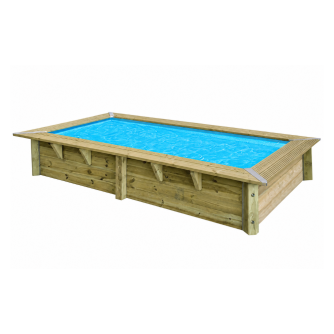 Piscine bois Ubbink Azura 200 x 350 x H 71 cm - Filtre 2 m³/h