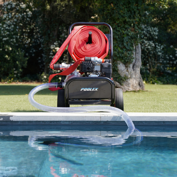 Poolex Pool Sam E-Start - Protection Incendie Autonome avec Démarreur Électrique