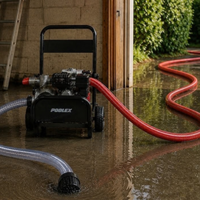 Poolex Pool Sam E-Start - Protection Incendie Autonome avec Démarreur Électrique