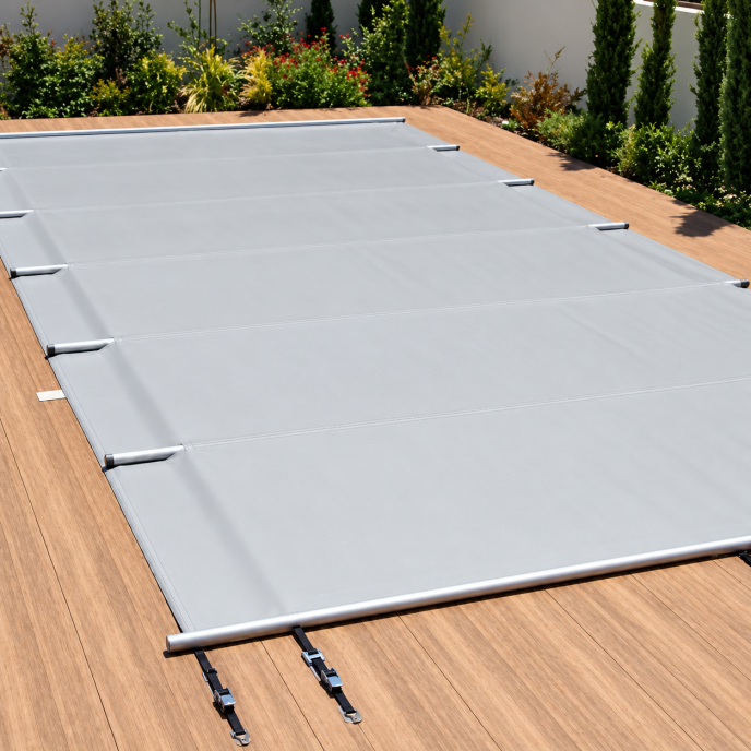 Bâche à barres de sécurité Tramontane Plus (580g/m²)