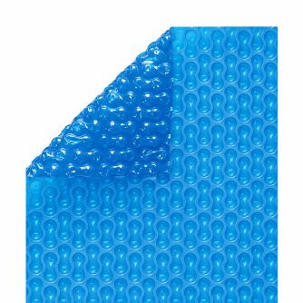 Bâche à bulles piscine GeoBubble 500 microns Bleue - Bordée 4 côtés