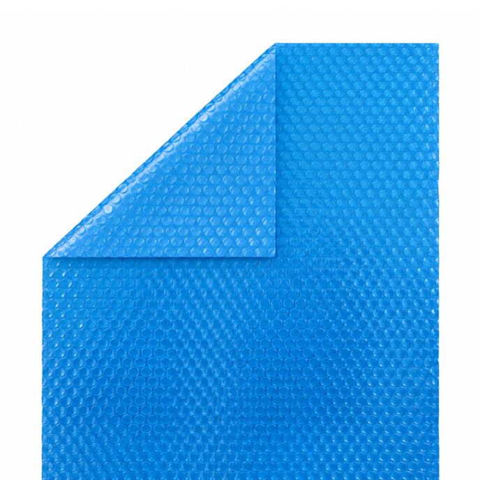 Bâche à bulles piscine sur-mesure 400 microns Bleu