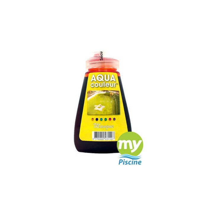 Aquacouleur Mangue - Colorant pour piscine sans danger