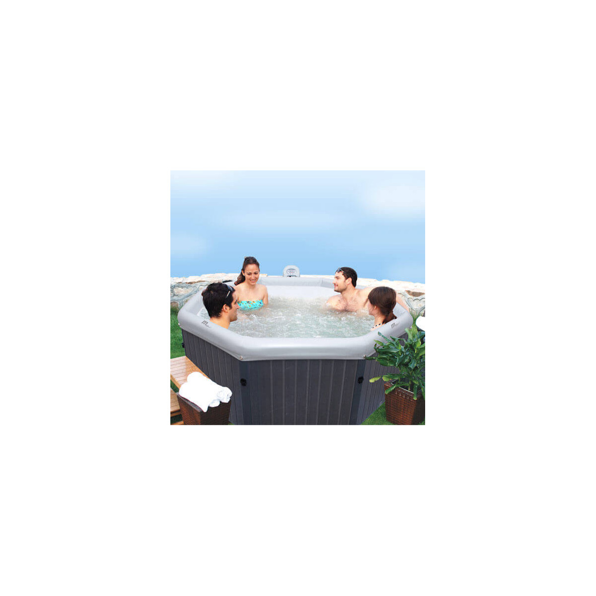 Spa portable Mspa TUSCANY B170 6 places MyPiscine