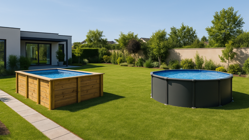 Piscine Hors Sol Bois vs Acier : Comparatif 2026 Comparatif Piscine Hors Sol Bois et Piscine Acier