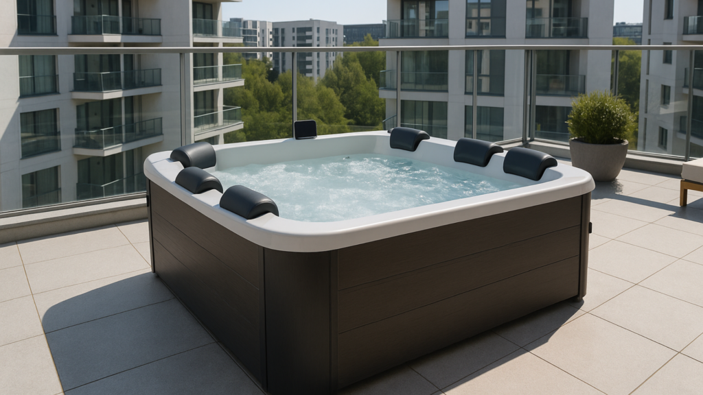 Spa Rigide : Où l’installer ? Intérieur, terrasse, balcon spa rigide balcon