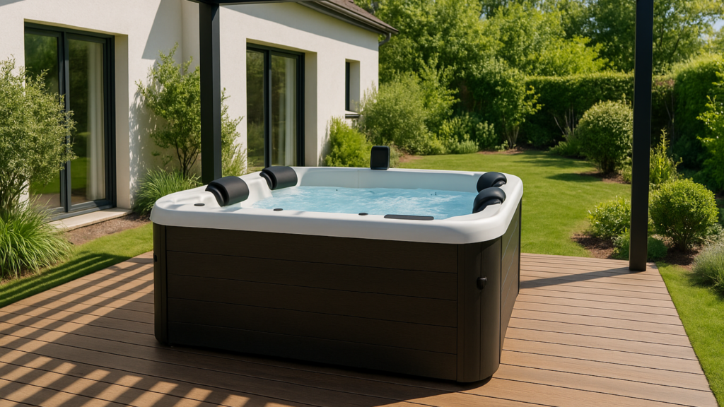Spa Rigide : Où l’installer ? Intérieur, terrasse, balcon spa rigide terrasse couverte 1