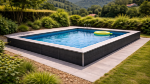 piscine composite semi enterree