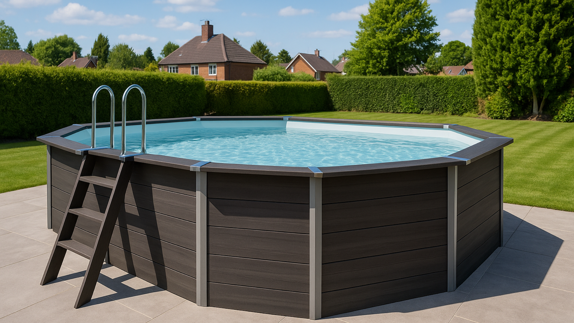 SWIMÎNG POOL PISCINE Barbie Vintage Mattel Année 1974 Hors-sol #8219 & Access EUR 155,00 - FR