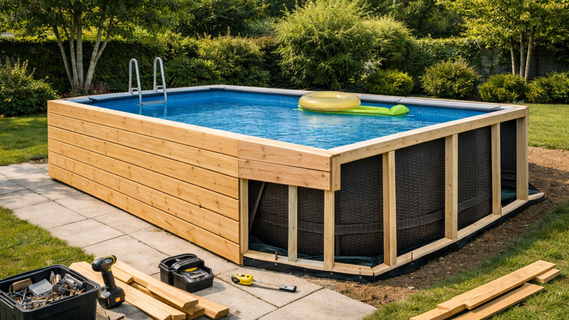 Accueil Comment habiller une piscine tubulaire ?