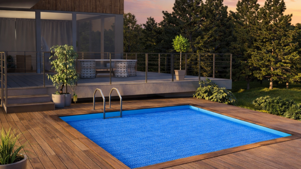 Bâche à Bulles pour piscine carrée 