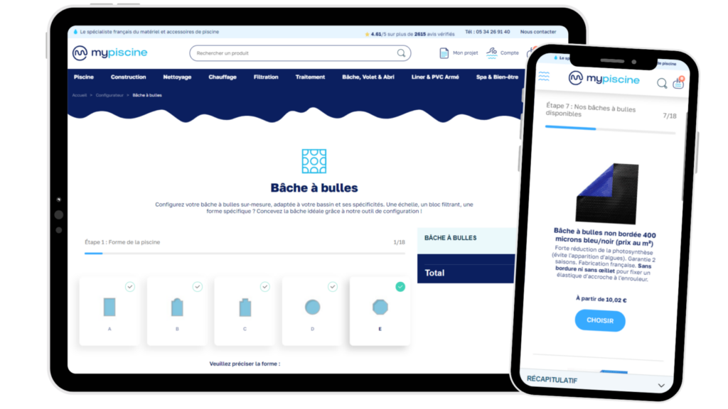 Configurateur Bâche à Bulles