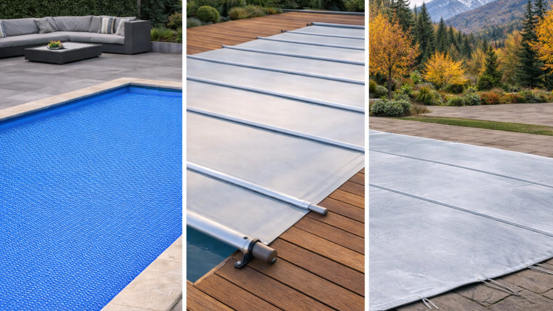 Bâche de piscine comparatif