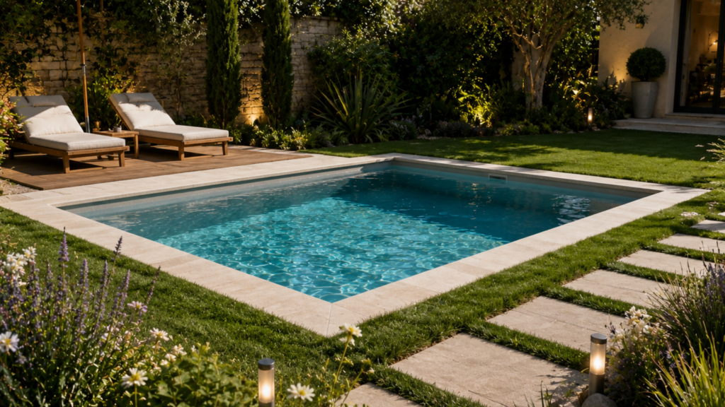 Mini-Piscine : Combien coûte une Petite Piscine ? mini-piscine enterrée